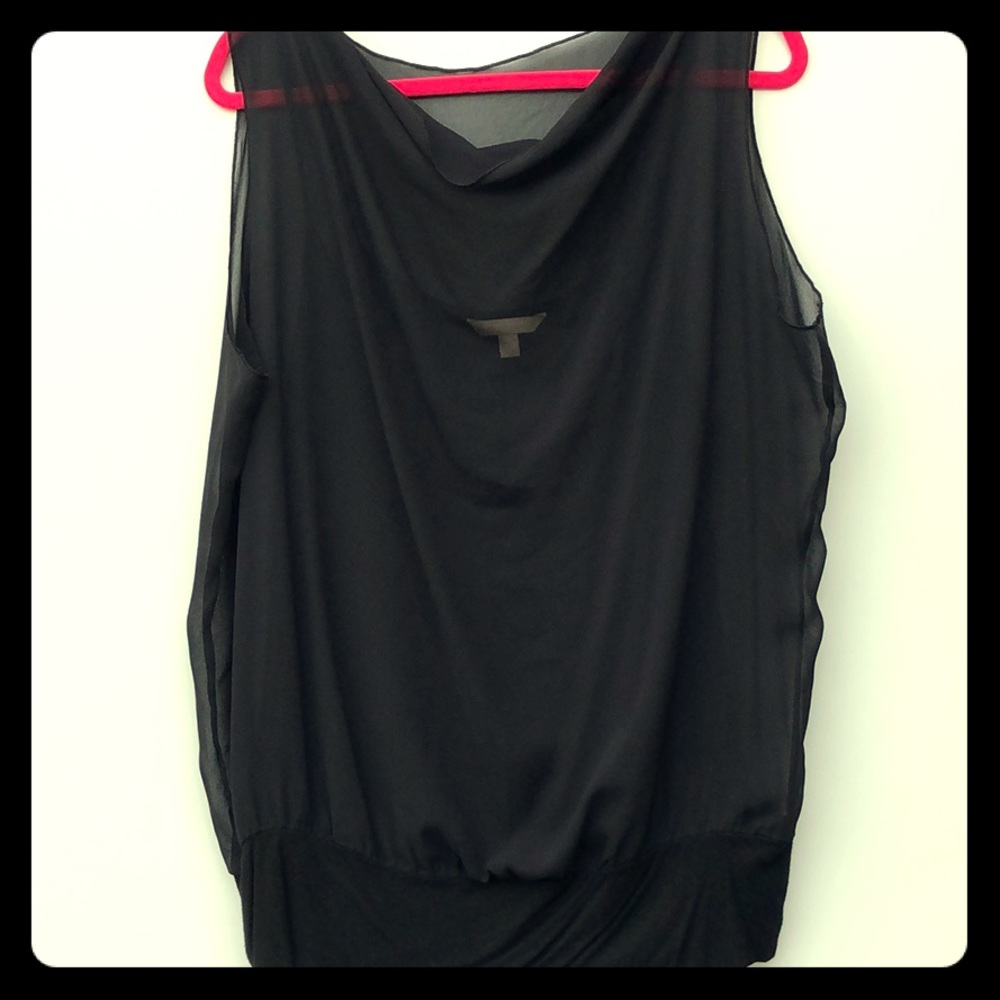 Banana Republic shear shell blouse Size XL